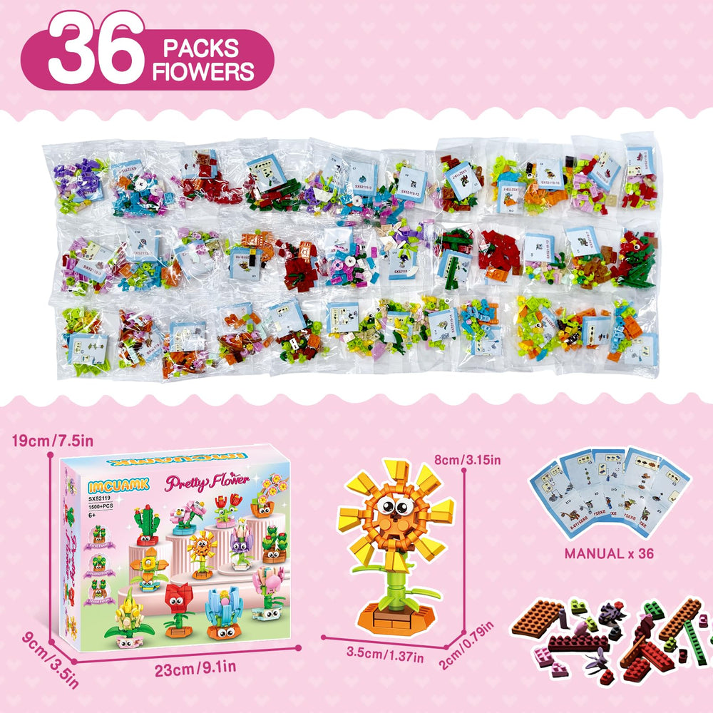 IMCUAMK classroom rewards with mini flower blocks