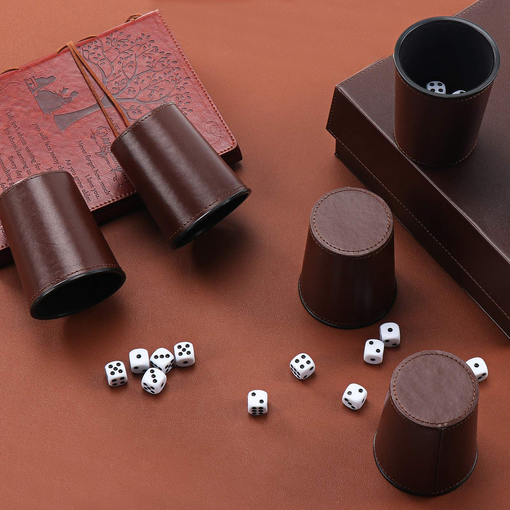 Dramatic pub-night scene showing dice cup in action.
