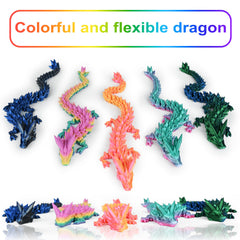 Impossmaker Dragon Set highlights vibrant colors and crystal detailing on desk decor.
