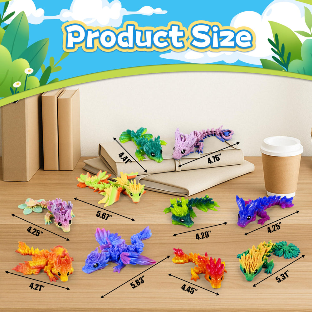 Impossmaker collectible dragon set adds fantasy flair to any space.