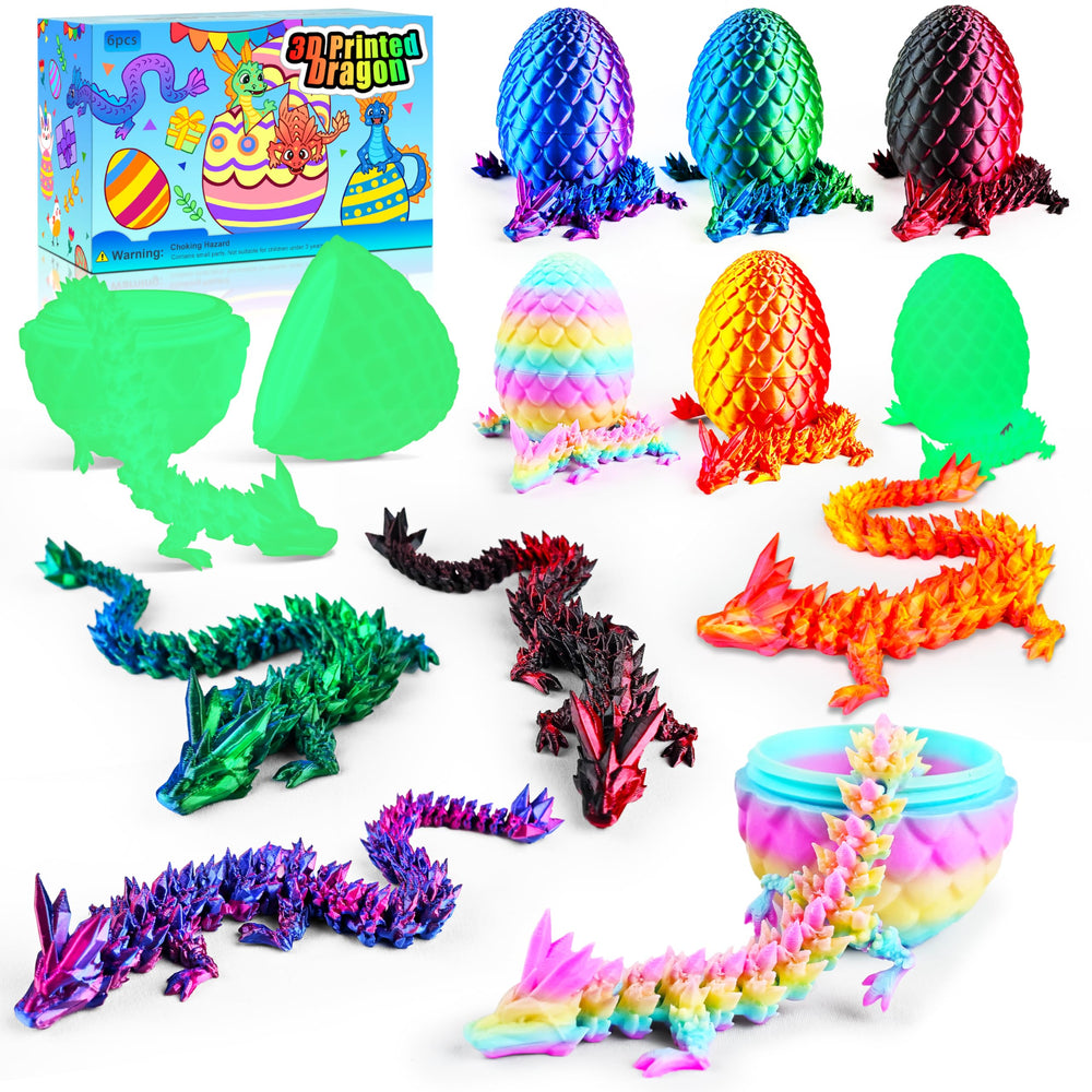 Impossmaker Easter dragon eggs set highlights intricate dragons for display and collection.