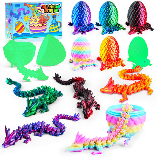 Impossmaker Easter dragon eggs set highlights intricate dragons for display and collection.
