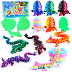 Impossmaker Easter dragon eggs set highlights intricate dragons for display and collection.
