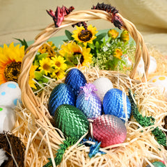 Impossmaker fantasy dragon eggs serve as decorative figures for bedrooms.