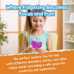 Child playing with foam blocks during quiet time or therapy-inspired activity.
