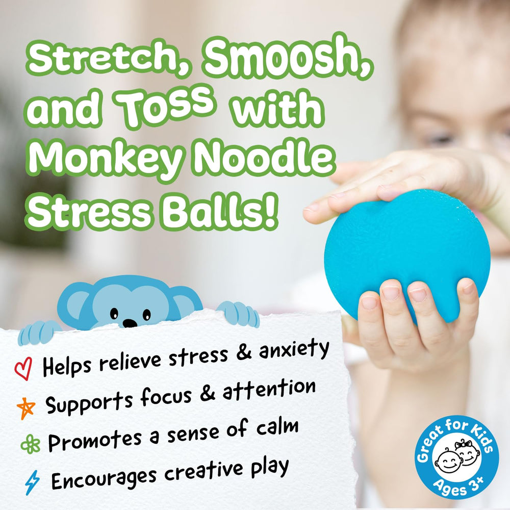 IMPRESA Squishy Stress Ball Navy color supports calm breaks