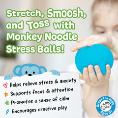 IMPRESA Squishy Stress Ball Navy color supports calm breaks