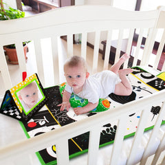 Inbeby crinkle toys offering textured, audible stimulation.