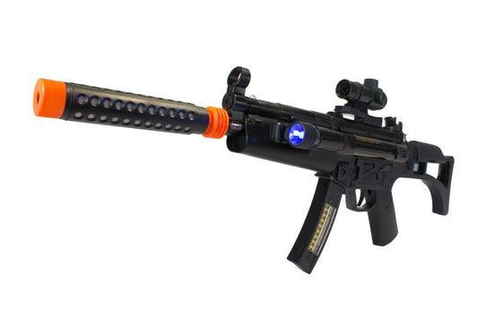INCHOI MP5 packaging displays a gift-ready toy gun for kids