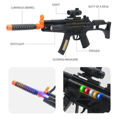 INCHOI MP5 trigger-pull image shows interactive shooting sounds