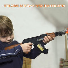 INCHOI Special Forces AK-47 electric gun toy includes batteries for immediate play.
