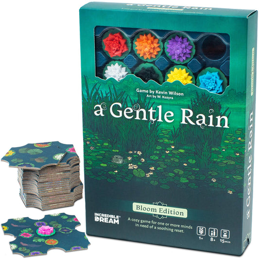 Incredible Dream A Gentle Rain 3D lotus blossoms provide a calming, tactile focus