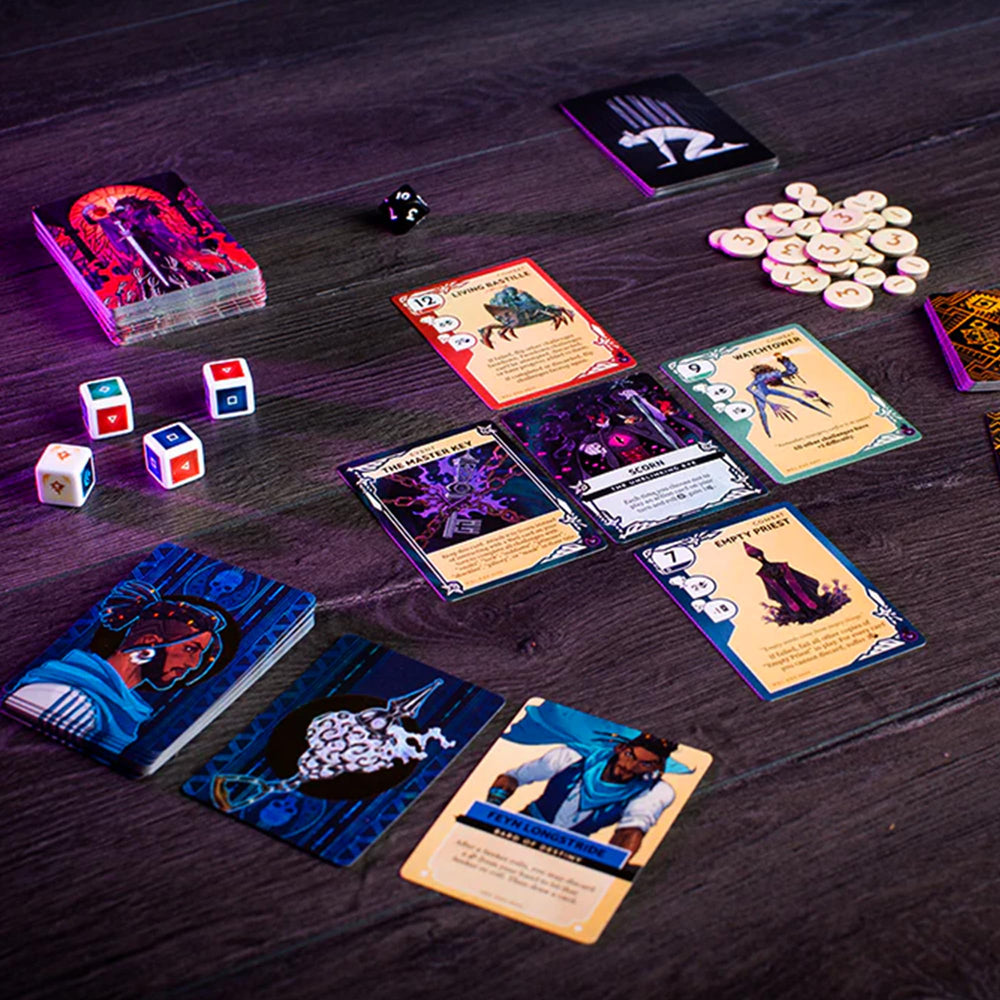 Incredible Dream Kinfire Delve game box demonstrates compact setup.