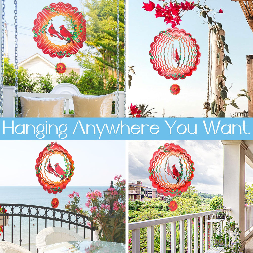 INCROYDAY Weather-resistant wind spinner withstands outdoor elements while remaining vivid