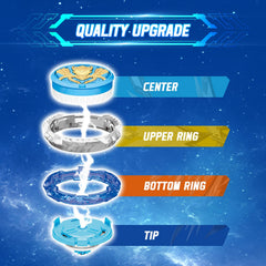 Infinity Nado battle arena scene encouraging social play and cooperative competition.