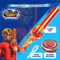 Infinity Nado Battling Top rapid-spin visual for high-speed duels.