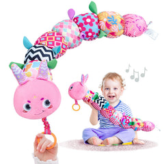Infinno Caterpillar pink head music for soothing playtime and gentle listening
