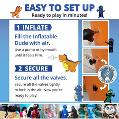 Inflatable Dudes Ninja Toy 40-Inch ninja party decorations plus active play.