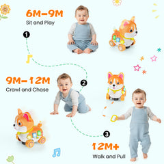 Ingbear toy buttons and lights promote fine motor play
