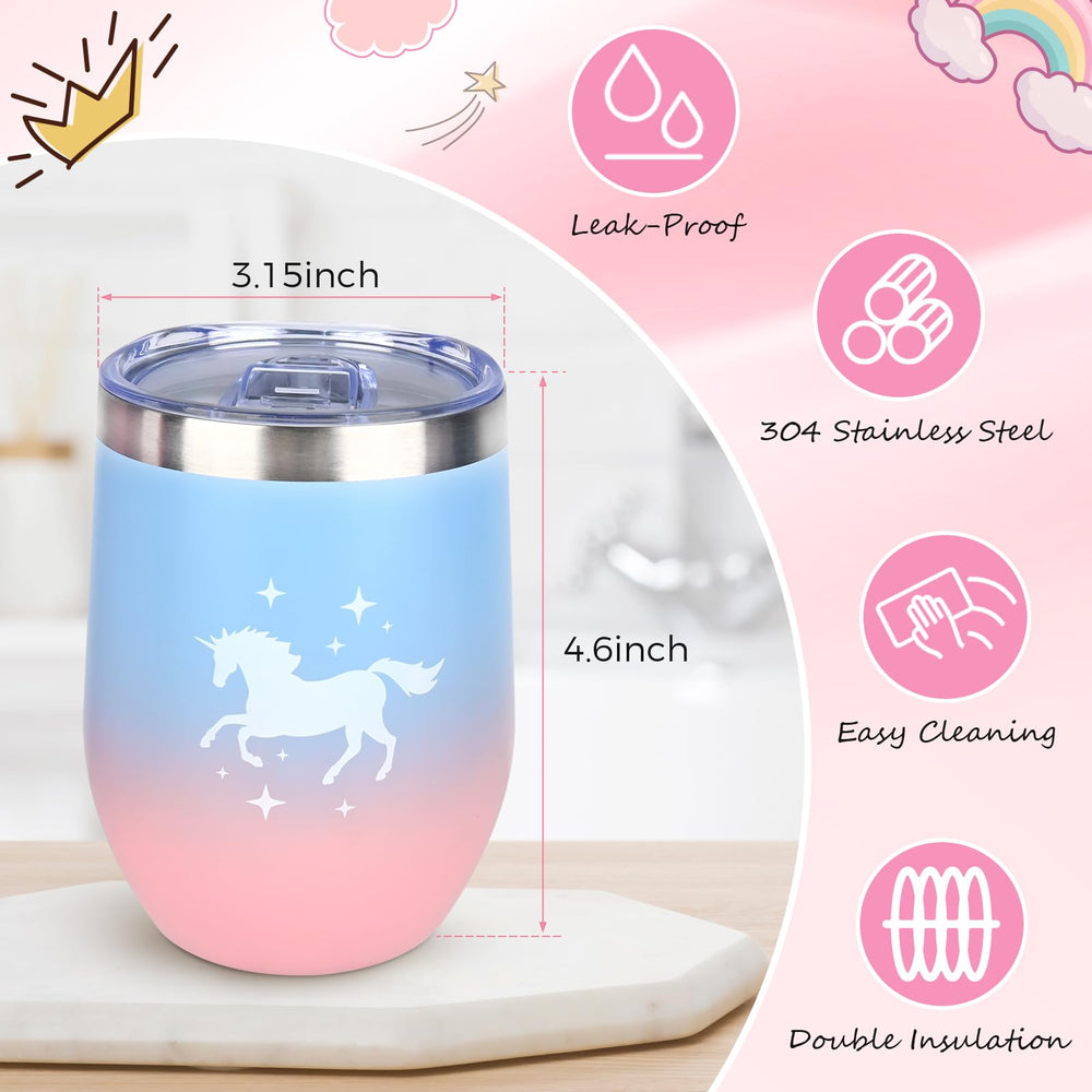 Ingbear unicorn water bottle keeps drinks handy during playtime