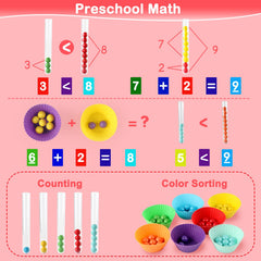 INIFEIDALA color sorting beads help early color recognition.