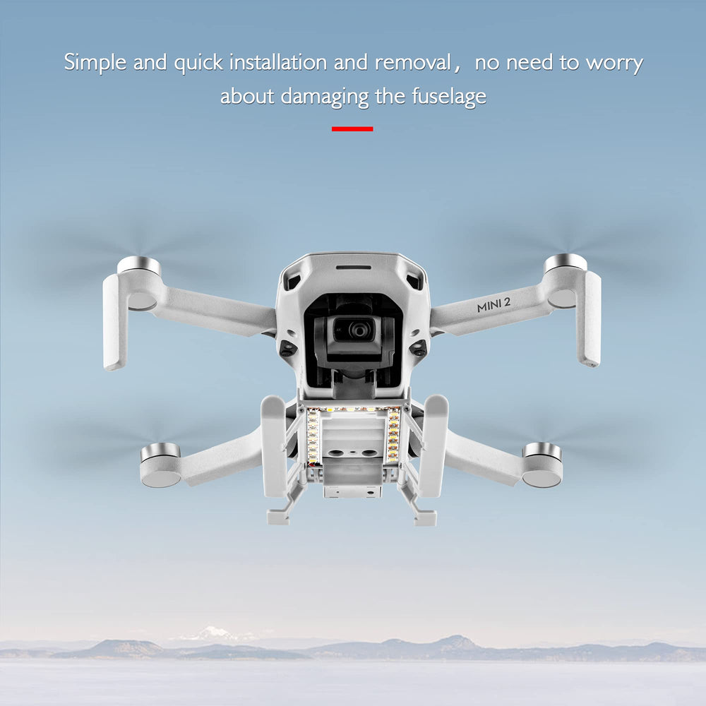 Inifispce lightweight 21g landing gear maintains flight performance.