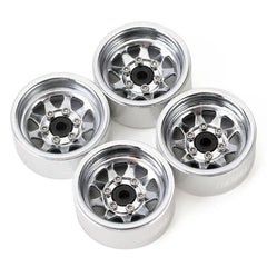 INJORA 1.0 wheel set displayed with installation screws.