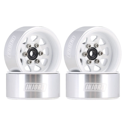 INJORA 1.0 beadlock wheel with stamped steel deep dish for Axial SCX24.