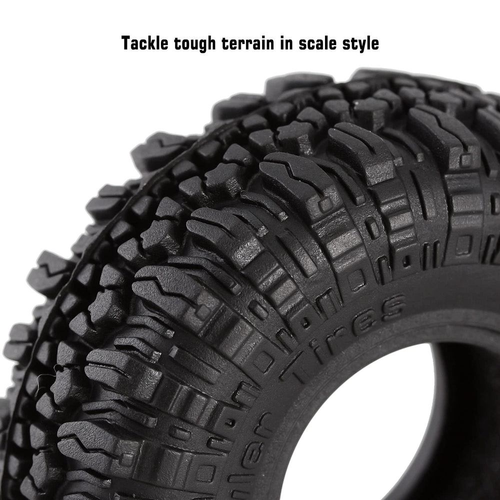 Aggressive lug pattern delivers reliable traction across rocks and loose soil.