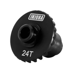 INJORA 12T-22T overdrive gear on TRX4M rear axle for smoother crawling