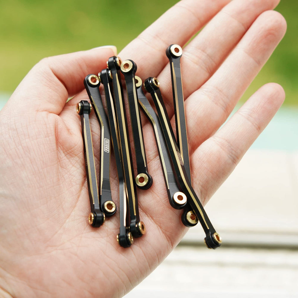 42 g brass links provide lower center of gravity for improved stability