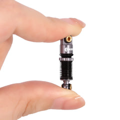 INJORA shocks compatible with Axial SCX24 Deadbolt micro crawler for enhanced action.