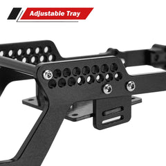 INJORA ESC tray is detachable with adjustable height.