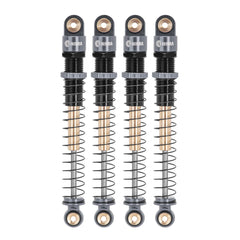 INJORA 51mm long travel shocks with telescopic dampers for AX24/SCX24 upgrades.