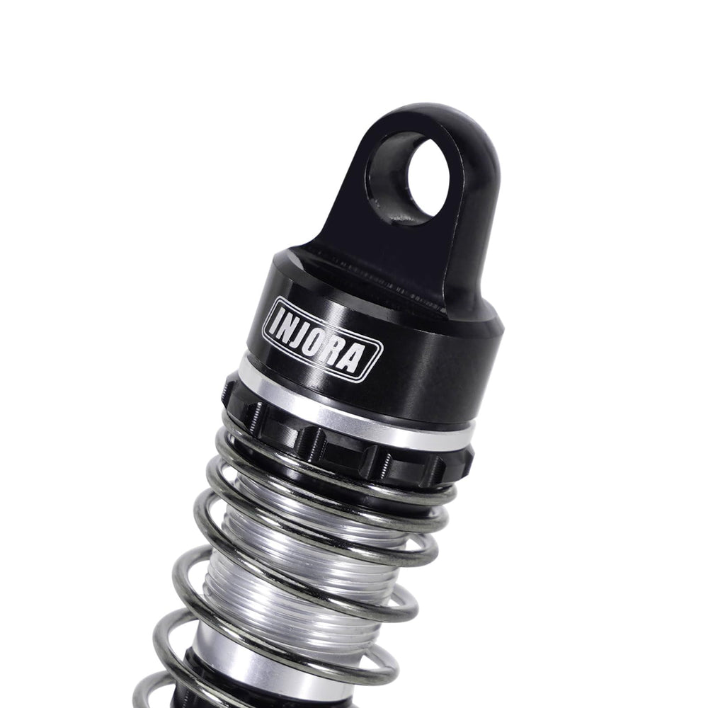 INJORA 59mm aluminum oil shocks CNC-machined for durability and precision