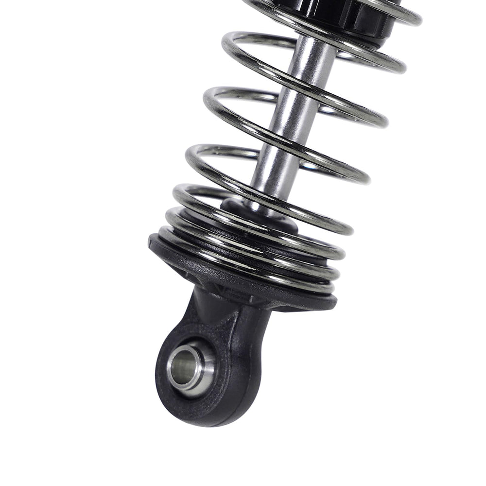 INJORA 59mm aluminum oil shocks with nylon bottom rod ends for smooth motion