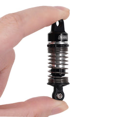 INJORA 59mm aluminum oil shocks offering three spring rates for terrain adaptation