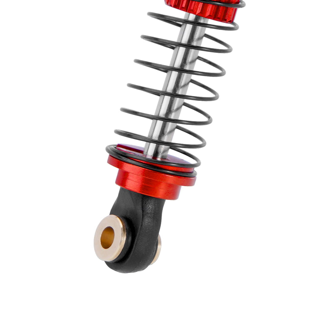 Telescopic travel design on INJORA shock damper enhances obstacle clearance