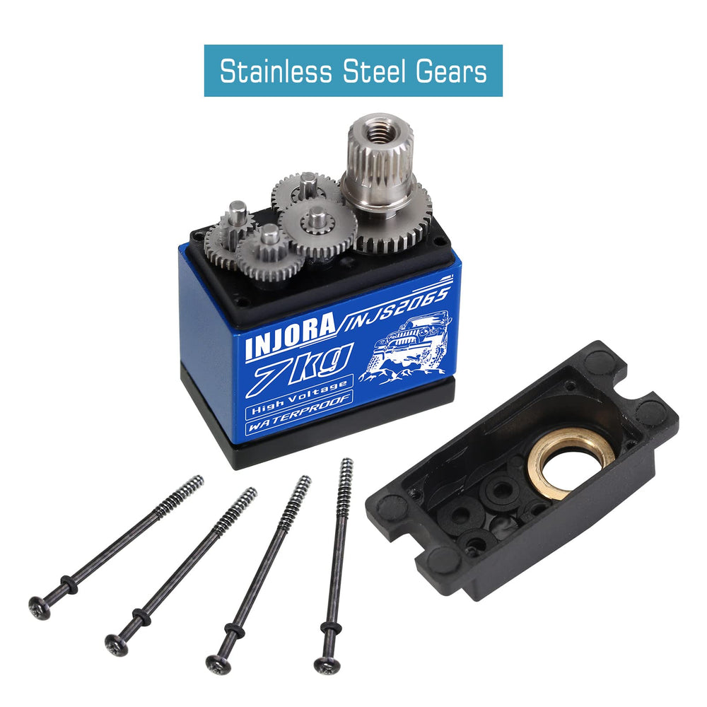 INJORA 7KG 2065 servo stainless steel gears for durability