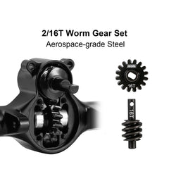 INJORA adjustable rear axle truss mount enables precise suspension tuning.