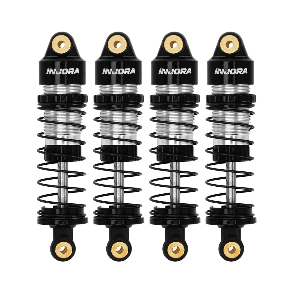 INJORA aluminum 35mm oil shock ASC32 assembly improves damping precision on 1/32 scale models.