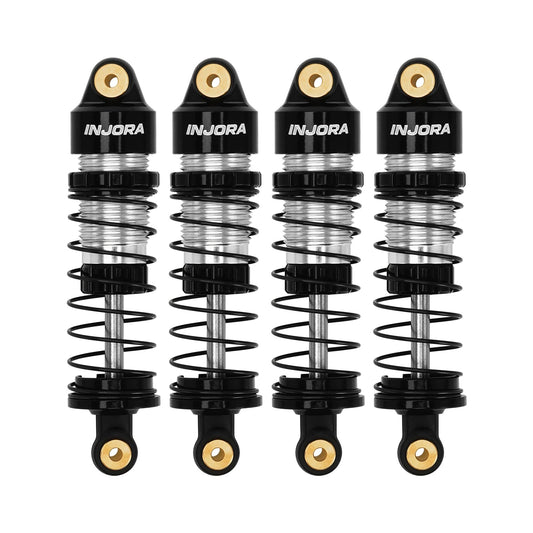 INJORA aluminum 35mm oil shock ASC32 assembly improves damping precision on 1/32 scale models.