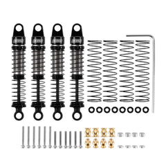 INJORA aluminum shock cap adds durability and precise pre load tuning