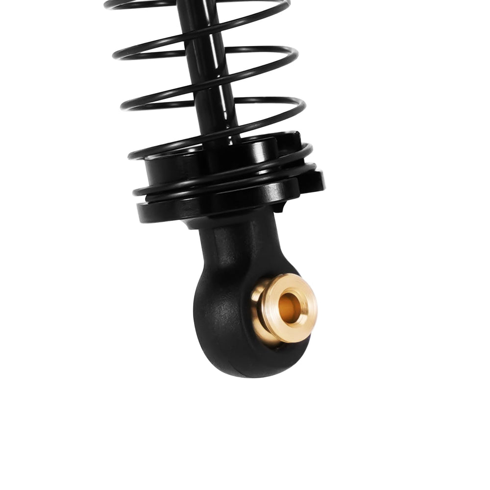 INJORA black titanium shock shaft improves stiffness and consistency