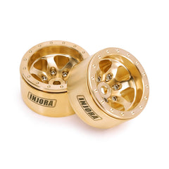 INJORA wheel weighs 40g per wheel for balanced mass distribution.