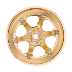 INJORA brass beadlock wheel hub 7mm matches standard beadlock mounts
