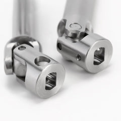 INJORA drive shaft showcase highlighting cross-compatibility with Ascent-18 models.