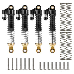 INJORA CNC aluminium shock bodies provide consistent damping performance.