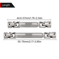 INJORA drive shaft adds spline joint upgrade strength.