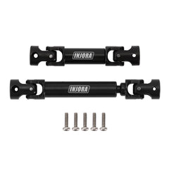 INJORA drive shaft rear view shows durable steel construction